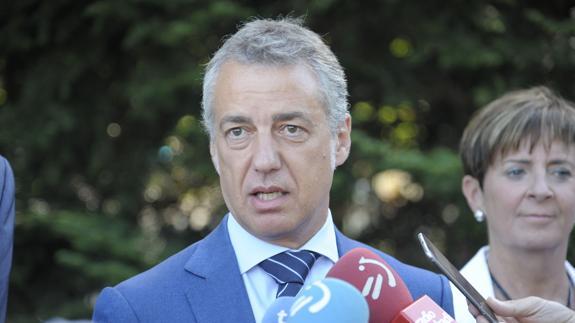 Urkullu: «El PP ha optado por Ciudadanos con un pacto preocupante para el autogobierno»