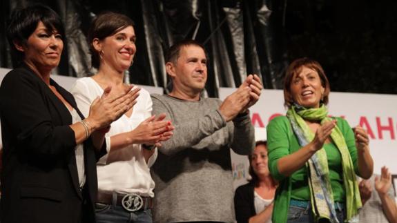 Otegi asegura que «EH Bildu es la única alternativa para lograr un Estado vasco»