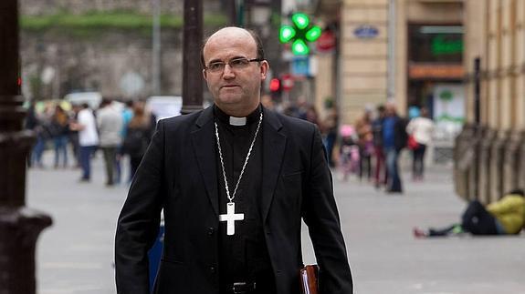 El obispo considera una «muy grave profanación» el robo del sagrario de Polloe