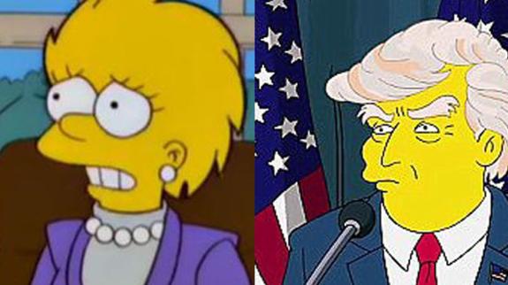 Los Simpson predijeron que Trump sería presidente hace 16 años