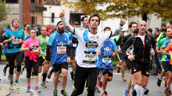 El fútbol dejó todo el protagonismo a la Behobia