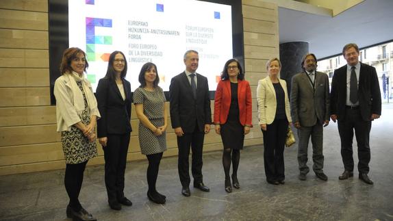 Urkullu pide que se impulse una política lingüística inclusiva que tenga en cuenta todas las lenguas habladas en la UE