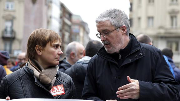 Sindicatos vascos ven «inaceptable» la tasa de siniestralidad laboral, que la vinculan con la precariedad