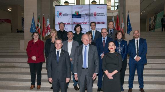 Urkullu destaca que la entrada de Navarra fortalece la Eurorregión